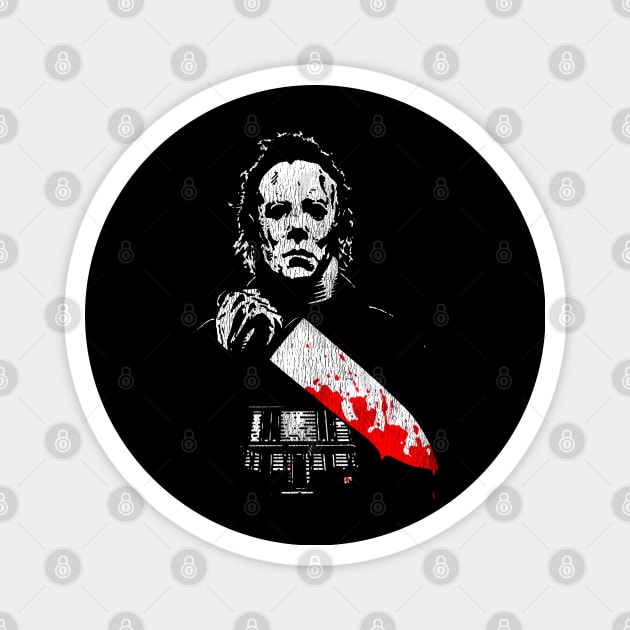 Michael Myers Vintage Magnet by citkamt